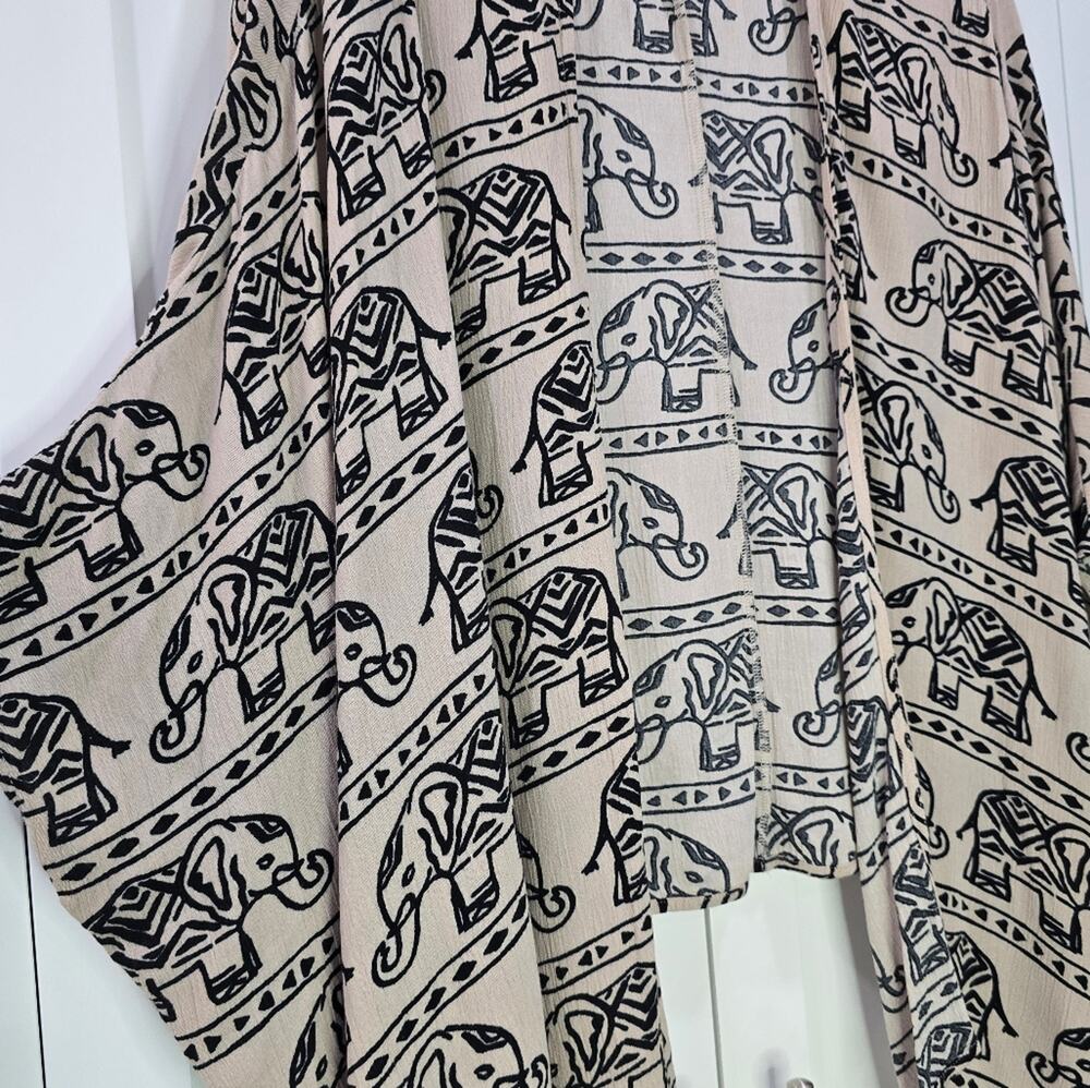 Elephant Open Cardigan – Size Small